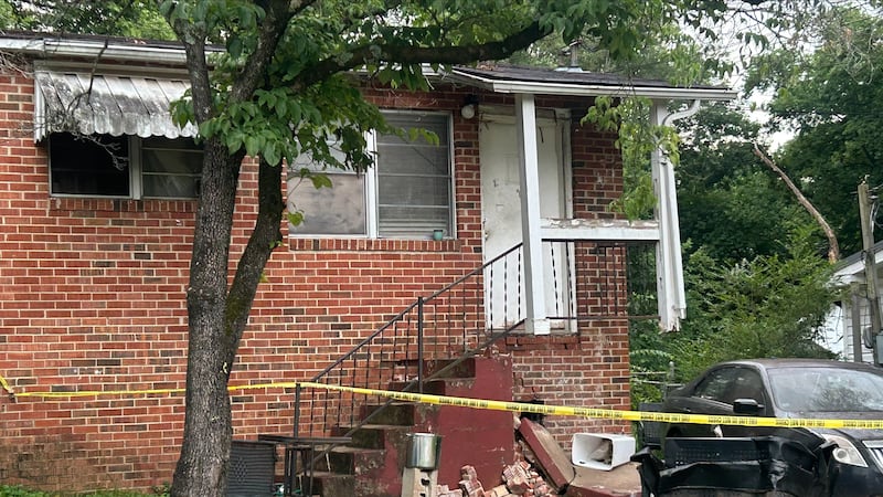 Huntsville Police say a chase ended when a driver inside a U-Haul crashed into a home on...