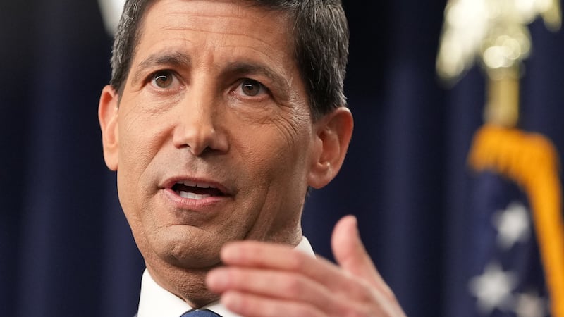 El presidente de la Reserva Federal Kevin Warsh en la sede de esa institución, el 29 de julio...