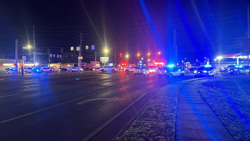Heavy police presence in Huntsville