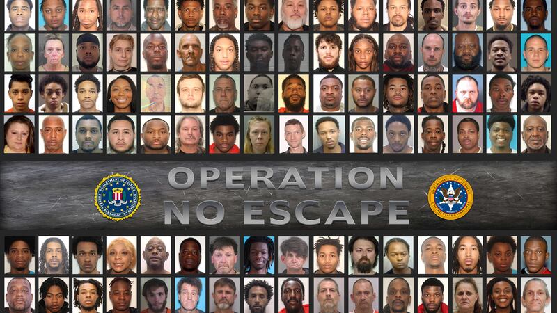 FBI anuncia el arresto de 177 fugitivos en “Operación Sin Escape”